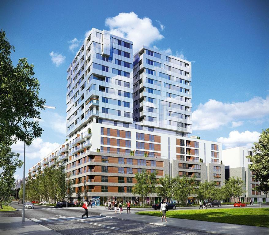Platinum Towers Apartments Varsovia Exterior foto